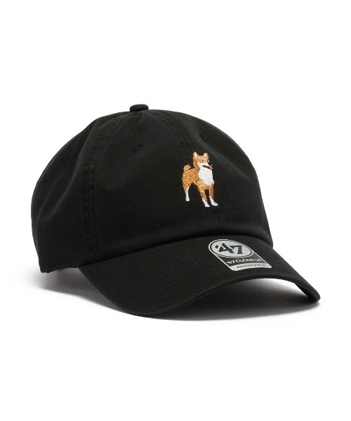 MLB(メジャーリーグベースボール)の「フォーティーセブン【’47】- 柴犬 キャップ【CLEAN UP DOG SHIBA BLACK 14920359】(キャップ・レディース・ブラック・ONE SIZE)」の2枚目の写真