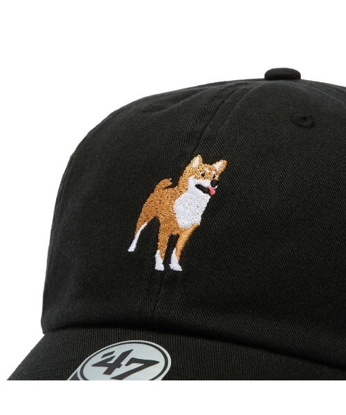 MLB(メジャーリーグベースボール)の「フォーティーセブン【’47】- 柴犬 キャップ【CLEAN UP DOG SHIBA BLACK 14920359】(キャップ・レディース・ブラック・ONE SIZE)」の8枚目の写真