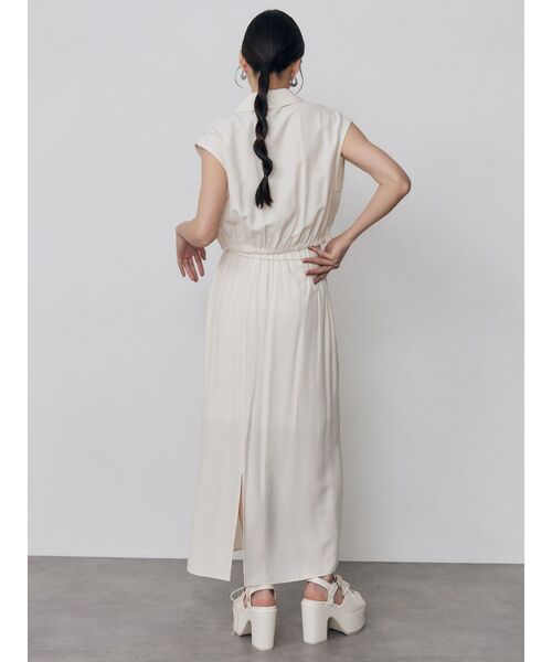 MURUA(ムルーア)の「【セットアップ対応】ブラッシュライクスカート 夏服(スカート・レディース・アイボリー/ブラウン/ブラック・2/1)」の4枚目の写真