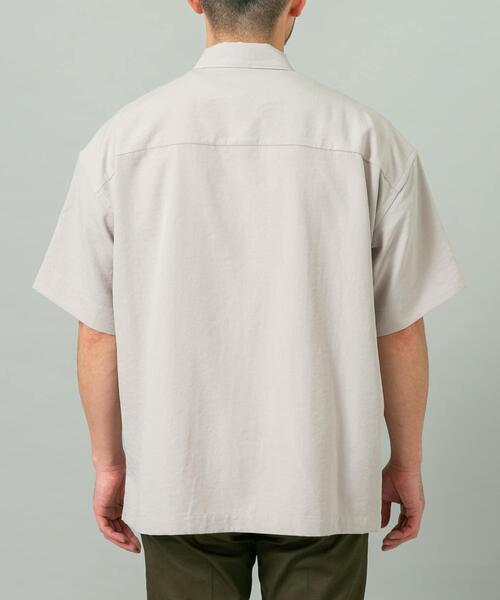 URBAN RESEARCH ROSSO MEN（アーバンリサーチロッソメン）の「『セットアップ対応』『防シワ/速乾』ドライイージーショートスリーブシャツジャケット（シャツ/ブラウス・メンズ・ベージュ系その他/ネイビー/ブラック/チャコールグレー・MEDIUM/LARGE）」の14枚目の写真