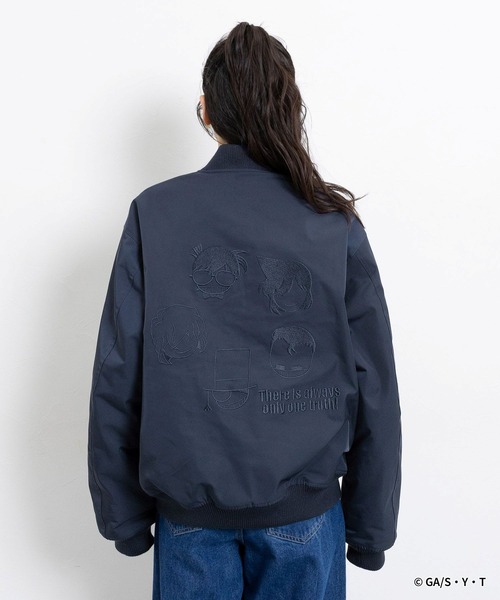 RAGEBLUE(レイジブルー)の「【名探偵コナン】刺繍MA-1(MA-1・レディース・ネイビー・FREE)」の8枚目の写真