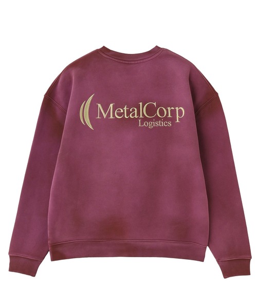 styles(スタイルス)の「METALWOOD METALCORP CREWNECK SWEATSHIRT MWS25-06-102(スウェット・メンズ・レッド・M/L)」の2枚目の写真