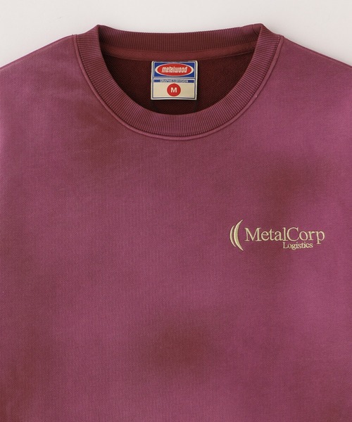 styles(スタイルス)の「METALWOOD METALCORP CREWNECK SWEATSHIRT MWS25-06-102(スウェット・メンズ・レッド・M/L)」の3枚目の写真