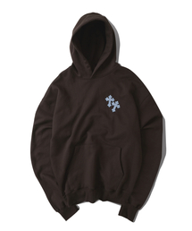 bounDary（バウンダリー）の「ツインクロスオーバーフィットフード[ブラウン]（パーカー）」