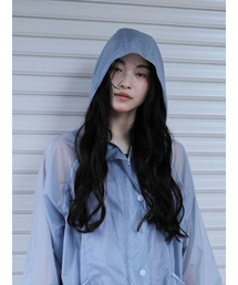 UGLY SHADOW（アグリーシャドウ）の「SHINING RUFFLE WINDBREAKER JACKET(BLUE)（ナイロンジャケット）」