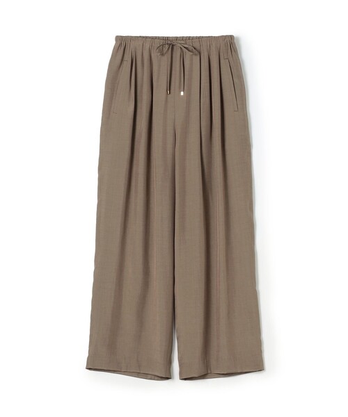 BALLSEY(ボールジィ)の「シルキーブロード ドロストワイドパンツ(その他パンツ・レディース・ダークグレー/ブラウン・36/34)」の1枚目の写真