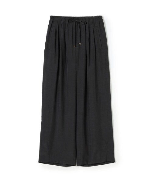 BALLSEY(ボールジィ)の「シルキーブロード ドロストワイドパンツ(その他パンツ・レディース・ダークグレー/ブラウン・36/34)」の2枚目の写真