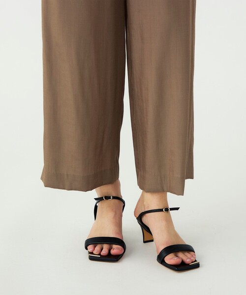 BALLSEY(ボールジィ)の「シルキーブロード ドロストワイドパンツ(その他パンツ・レディース・ダークグレー/ブラウン・36/34)」の10枚目の写真