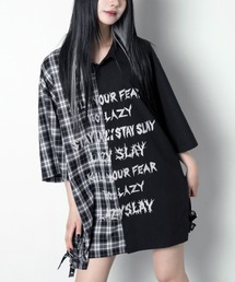 LAZYSLAY（レイジースレイ）の「ツートンオーバーシャツ（シャツ/ブラウス）」