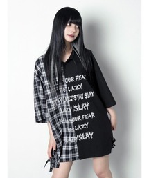 LAZYSLAY（レイジースレイ）の「ツートンオーバーシャツ（シャツ/ブラウス）」