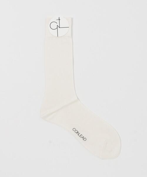 CONLEAD(コンリード)の「CONLEAD SILK SOLID(ソックス/靴下・メンズ・イエロー系その他/グレー系その他/ブラック/ホワイト/グリーン系その他/ブルー系その他・FREE)」の2枚目の写真