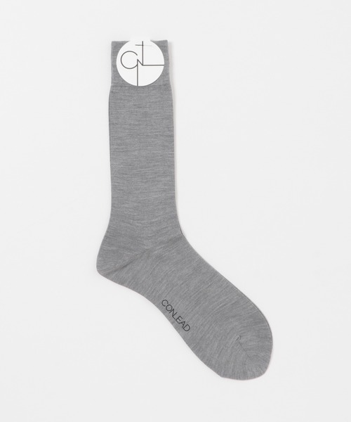 CONLEAD(コンリード)の「CONLEAD SILK SOLID(ソックス/靴下・メンズ・イエロー系その他/グレー系その他/ブラック/ホワイト/グリーン系その他/ブルー系その他・FREE)」の4枚目の写真