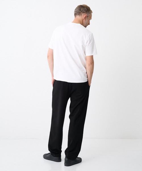 ATTACHMENT(アタッチメント)の「【ATTACHMENT/アタッチメント】COTTON DOUBLE FACE SLIM FIT S/S TEE/コットンダブルフェイス スリムフィットS/S Tシャツ(Tシャツ/カットソー・メンズ・ホワイト/ブラック・2/3)」の6枚目の写真