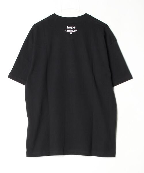 AAPE BY A BATHING APE(エーエイプバイアベイシングエイプ)の「AAPE MAIN TEE(Tシャツ/カットソー・メンズ・ホワイト/ブラック・SMALL/MEDIUM/LARGE/X-LARGE/XX-LARGE)」の9枚目の写真