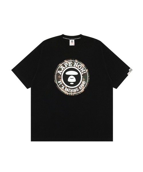 AAPE BY A BATHING APE(エーエイプバイアベイシングエイプ)の「AAPE MAIN TEE(Tシャツ/カットソー・メンズ・ホワイト/ブラック・SMALL/MEDIUM/LARGE/X-LARGE/XX-LARGE)」の2枚目の写真