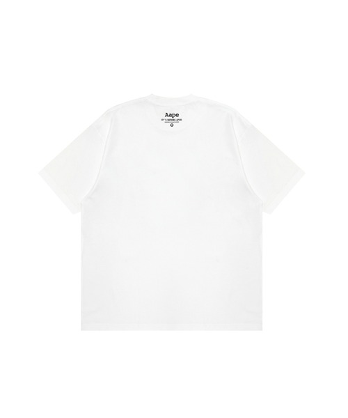 AAPE BY A BATHING APE(エーエイプバイアベイシングエイプ)の「AAPE MAIN TEE(Tシャツ/カットソー・メンズ・ホワイト/ブラック・SMALL/MEDIUM/LARGE/X-LARGE/XX-LARGE)」の3枚目の写真