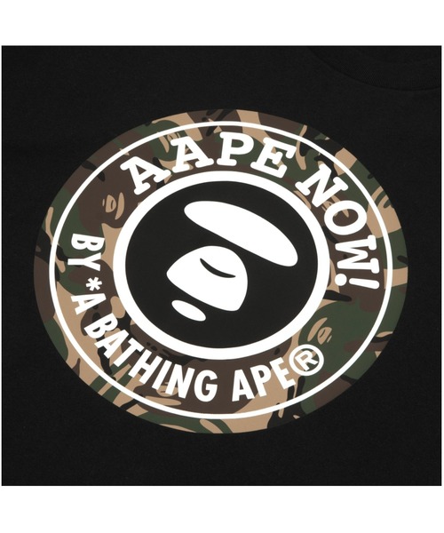 AAPE BY A BATHING APE(エーエイプバイアベイシングエイプ)の「AAPE MAIN TEE(Tシャツ/カットソー・メンズ・ホワイト/ブラック・SMALL/MEDIUM/LARGE/X-LARGE/XX-LARGE)」の7枚目の写真