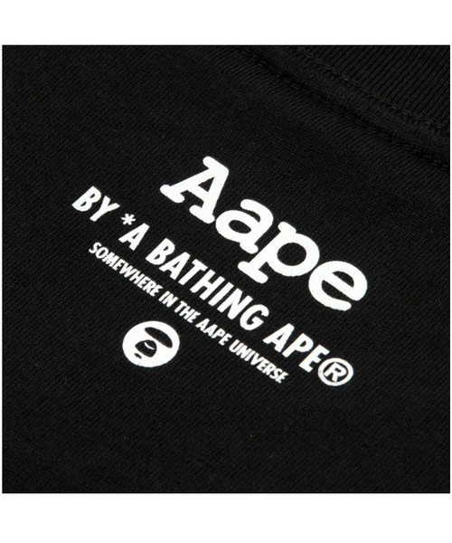 AAPE BY A BATHING APE(エーエイプバイアベイシングエイプ)の「AAPE MAIN TEE(Tシャツ/カットソー・メンズ・ホワイト/ブラック・SMALL/MEDIUM/LARGE/X-LARGE/XX-LARGE)」の8枚目の写真