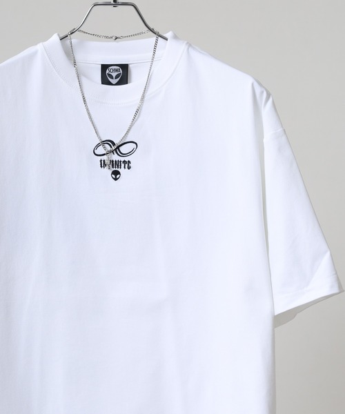 セール】ネックレス付バックロゴP.T半袖Tee（Tシャツ/カットソー