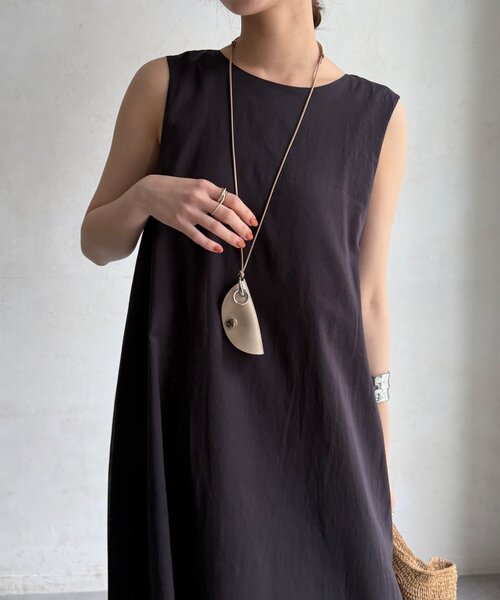 DouDou(ドゥドゥ)の「【WEB限定】綿ローン前後2WAYワンピース(ワンピース・レディース・チャコールグレー/ブラウン/ブルー・FREE)」の15枚目の写真