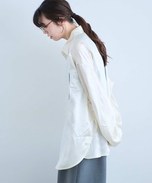I am I in fact...（アイアムアイインファクト）の「MARGARITA SHIRTS（シャツ/ブラウス・レディース・アイボリー・FREE）」の4枚目の写真