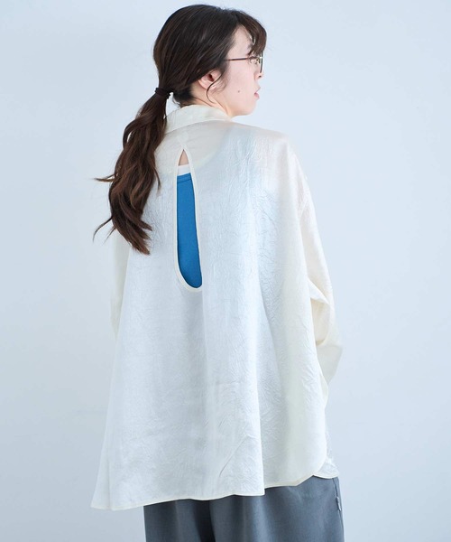 I am I in fact...（アイアムアイインファクト）の「MARGARITA SHIRTS（シャツ/ブラウス・レディース・アイボリー・FREE）」の5枚目の写真