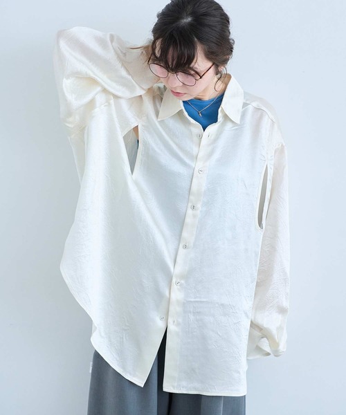 I am I in fact...（アイアムアイインファクト）の「MARGARITA SHIRTS（シャツ/ブラウス・レディース・アイボリー・FREE）」の6枚目の写真