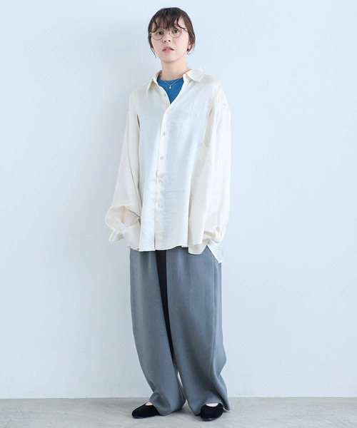 I am I in fact...（アイアムアイインファクト）の「MARGARITA SHIRTS（シャツ/ブラウス・レディース・アイボリー・FREE）」の7枚目の写真
