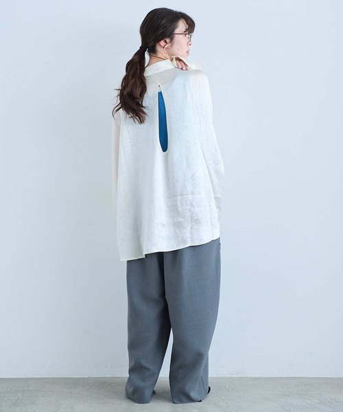 I am I in fact...（アイアムアイインファクト）の「MARGARITA SHIRTS（シャツ/ブラウス・レディース・アイボリー・FREE）」の8枚目の写真