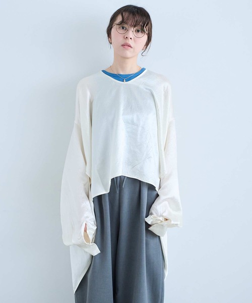 I am I in fact...（アイアムアイインファクト）の「MARGARITA SHIRTS（シャツ/ブラウス・レディース・アイボリー・FREE）」の10枚目の写真