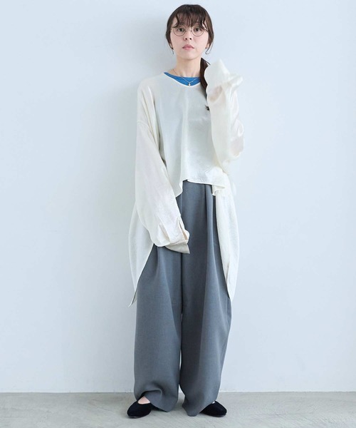 I am I in fact...（アイアムアイインファクト）の「MARGARITA SHIRTS（シャツ/ブラウス・レディース・アイボリー・FREE）」の15枚目の写真