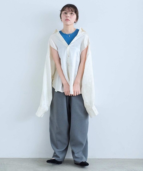 I am I in fact...（アイアムアイインファクト）の「MARGARITA SHIRTS（シャツ/ブラウス・レディース・アイボリー・FREE）」の16枚目の写真
