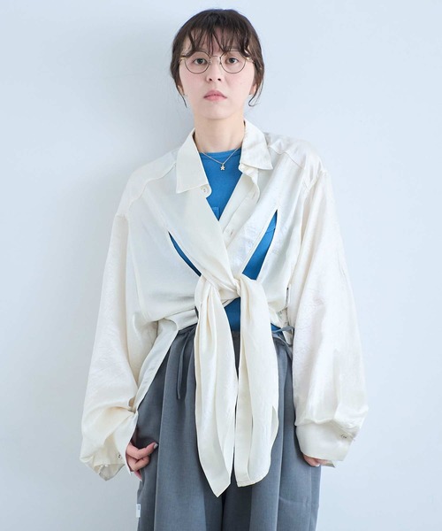 I am I in fact...（アイアムアイインファクト）の「MARGARITA SHIRTS（シャツ/ブラウス・レディース・アイボリー・FREE）」の19枚目の写真