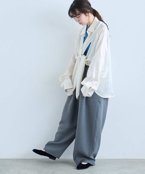 I am I in fact...（アイアムアイインファクト）の「MARGARITA SHIRTS（シャツ/ブラウス・レディース・アイボリー・FREE）」の20枚目の写真