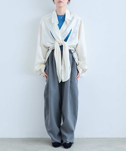 I am I in fact...（アイアムアイインファクト）の「MARGARITA SHIRTS（シャツ/ブラウス・レディース・アイボリー・FREE）」の21枚目の写真
