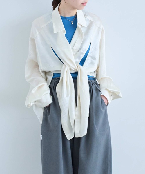 I am I in fact...（アイアムアイインファクト）の「MARGARITA SHIRTS（シャツ/ブラウス・レディース・アイボリー・FREE）」の22枚目の写真
