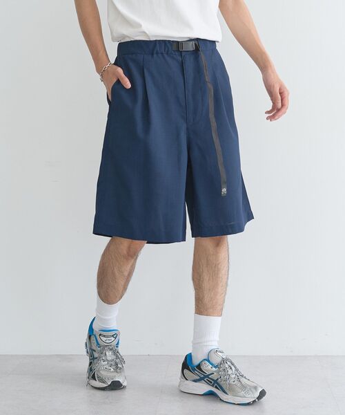 CRAFT STANDARD BOUTIQUE(クラフトスタンダードブティック)の「接触冷感/吸水速乾/UVカット Fluxaire クライミングハーフパンツ(その他パンツ・メンズ・グレイッシュベージュ/ネイビー/ブラック/チャコールグレー・M/L)」の4枚目の写真
