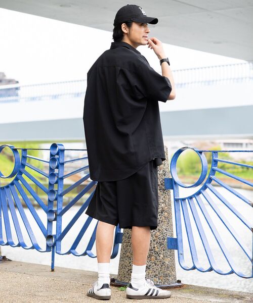 CRAFT STANDARD BOUTIQUE(クラフトスタンダードブティック)の「接触冷感/吸水速乾/UVカット Fluxaire クライミングハーフパンツ(その他パンツ・メンズ・グレイッシュベージュ/ネイビー/ブラック/チャコールグレー・M/L)」の12枚目の写真