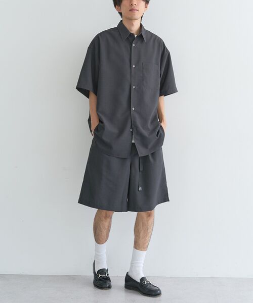 CRAFT STANDARD BOUTIQUE(クラフトスタンダードブティック)の「接触冷感/吸水速乾/UVカット Fluxaire クライミングハーフパンツ(その他パンツ・メンズ・グレイッシュベージュ/ネイビー/ブラック/チャコールグレー・M/L)」の22枚目の写真