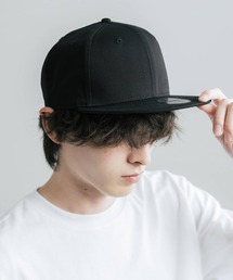NEW ERA(�j���[�G��)��NEW ERA �j���[�G�� Flat Bill Snapback Cap 9FIFTY �t���b�g�o�C�U�[�����|�C���g�t���b�O���S�h�J�x�[�X�{�[���L���b�v(�L���b�v)