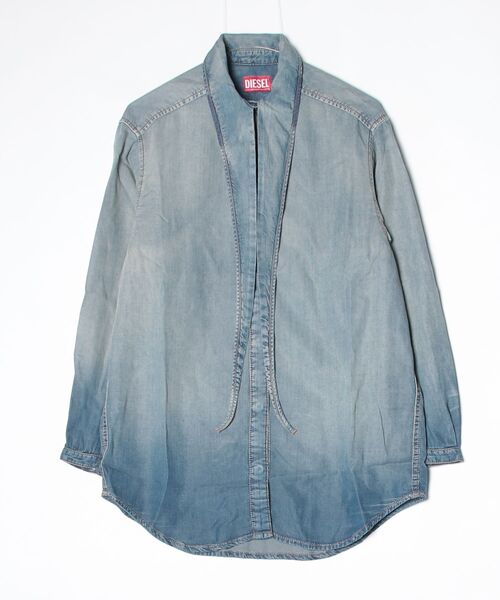 DIESEL(ディーゼル)の「ウィメンズ デニムシャツ DE-ARVEN-S1(シャツ/ブラウス・レディース・インディゴブルー・MEDIUM/X-SMALL/SMALL)」の2枚目の写真