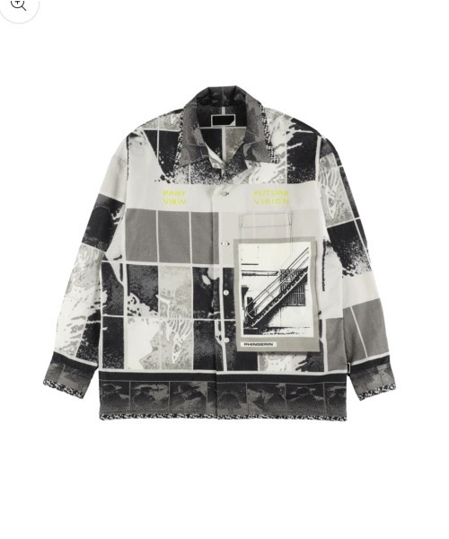 fridge(フリッジ)の「【PHINGERIN】フィンガリン FLANNEL OPEN COLLAR SHIRT(シャツ/ブラウス・メンズ・ホワイト・FREE)」の1枚目の写真