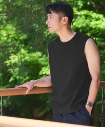 green label relaxing | 【別注/WEB限定】<3/2 WORKS>GLR ノースリーブ タンクトップ(タンクトップ)