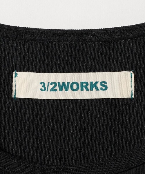green label relaxing(グリーンレーベルリラクシング)の「【別注/WEB限定】<3/2 WORKS>GLR ノースリーブ タンクトップ(タンクトップ・メンズ・オフホワイト/ブラック・S/L/XL/M)」の21枚目の写真
