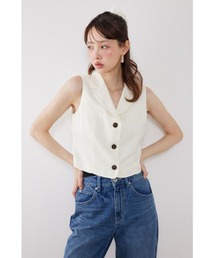 シングルテーラードベスト 夏服