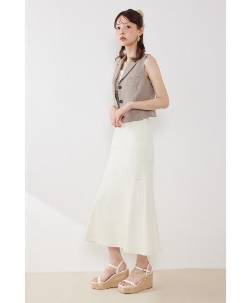 rienda(リエンダ)の「シングルテーラードベスト 夏服(ベスト・レディース・ホワイト/ベージュ/ブラック・SMALL/MEDIUM)」の19枚目の写真