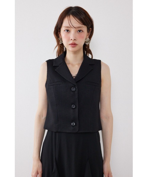 rienda(リエンダ)の「シングルテーラードベスト 夏服(ベスト・レディース・ホワイト/ベージュ/ブラック・SMALL/MEDIUM)」の17枚目の写真