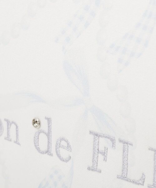 Maison de FLEUR（メゾンドフルール）の「リボンパールプリントマルチポケットトートバッグ（トートバッグ・レディース・ブラック/ブルー・FREE）」の21枚目の写真