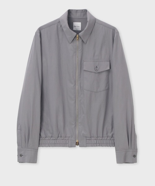Paul Smith(ポールスミス)の「ライトウェイトテクスチャー ショートブルゾン / 143119 818Y(ブルゾン・メンズ・グレー・MEDIUM/L2/LARGE)」の1枚目の写真