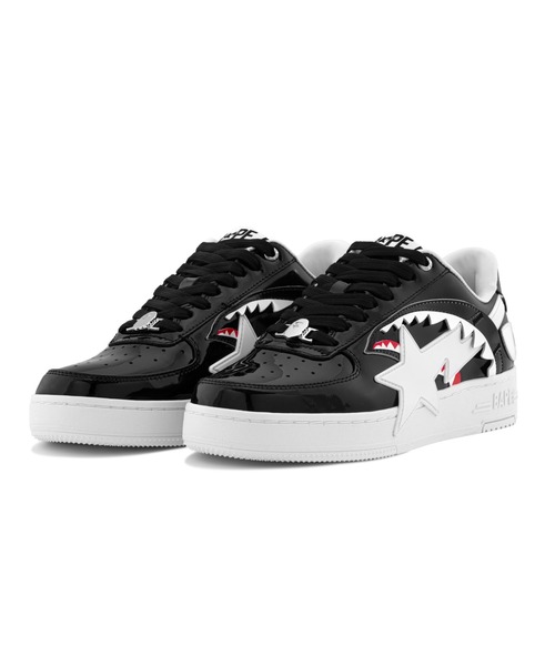A BATHING APE（アベイシングエイプ）の「BAPE STA OS #1（スニーカー・メンズ・ブラック/ホワイト/ピンク・8.5/9/11/12/7/8/9.5/10）」の2枚目の写真